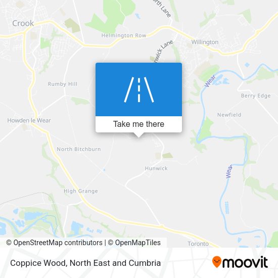 Coppice Wood map