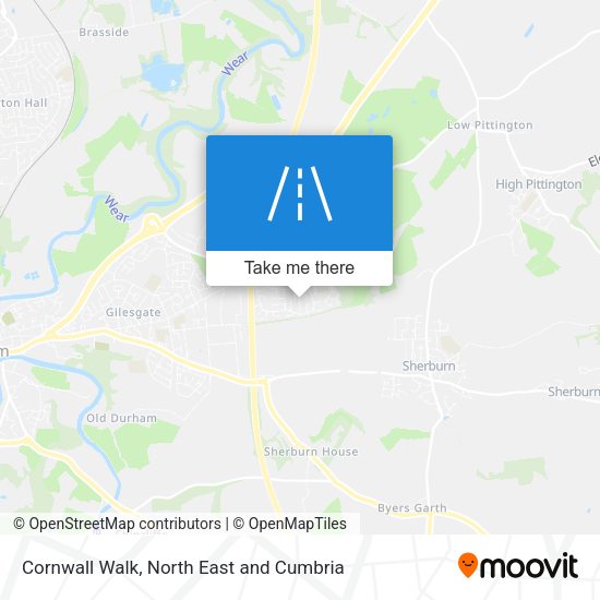 Cornwall Walk map