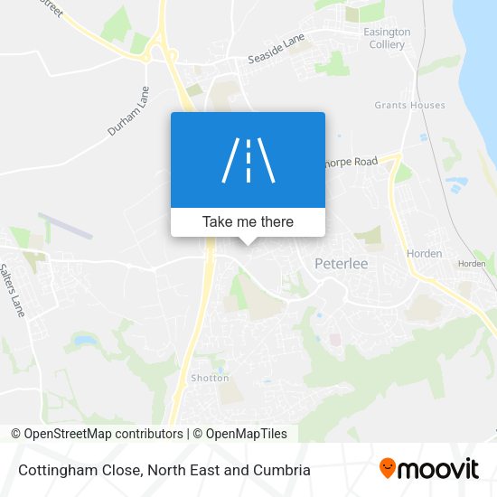 Cottingham Close map