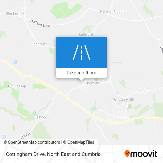 Cottingham Drive map
