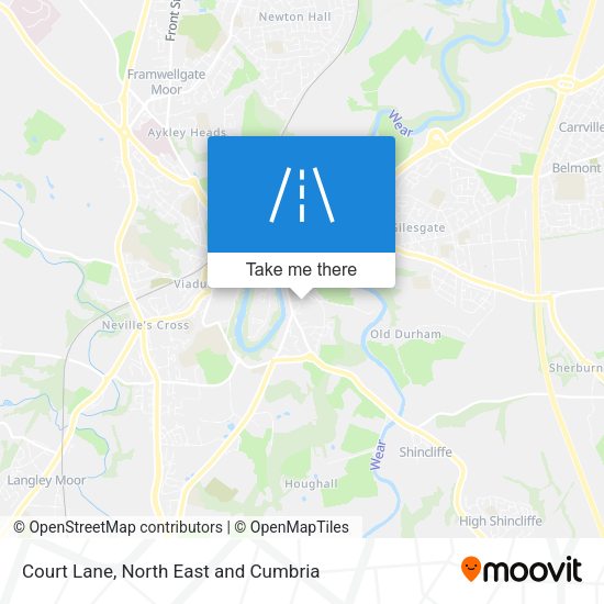 Court Lane map
