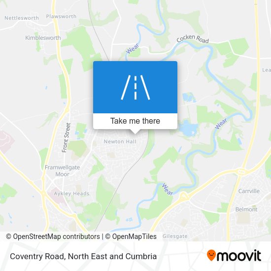 Coventry Road map