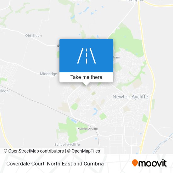 Coverdale Court map