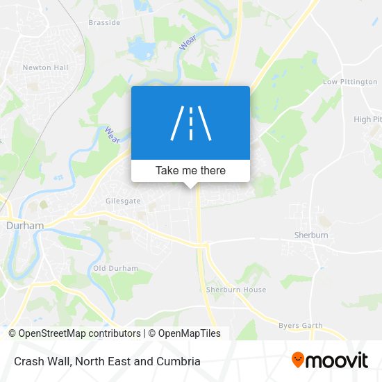 Crash Wall map