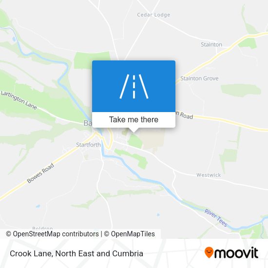 Crook Lane map