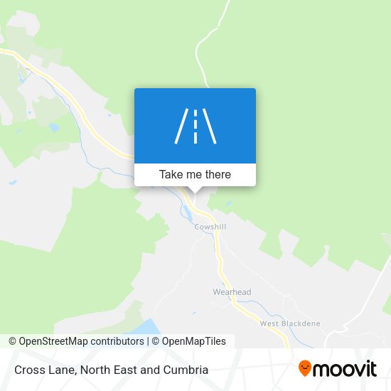 Cross Lane map