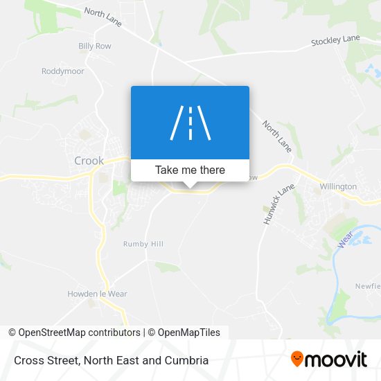 Cross Street map