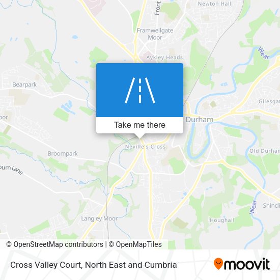 Cross Valley Court map