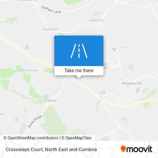 Crossways Court map