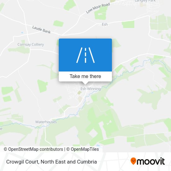 Crowgil Court map
