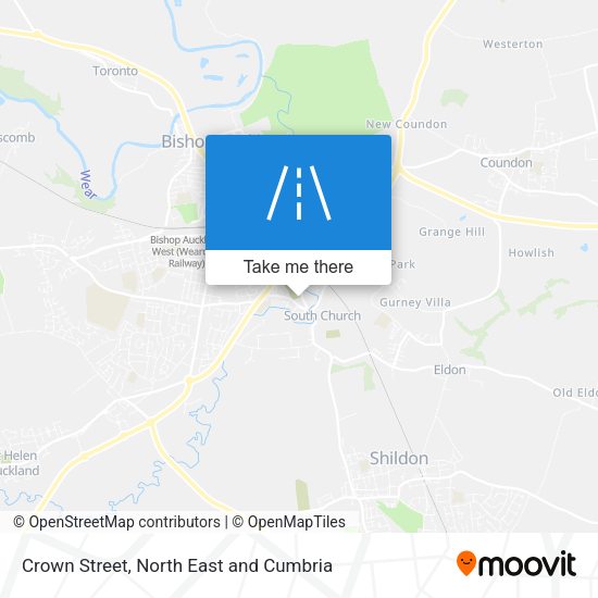 Crown Street map