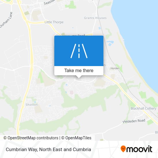 Cumbrian Way map