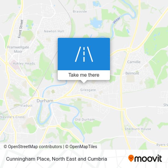 Cunningham Place map
