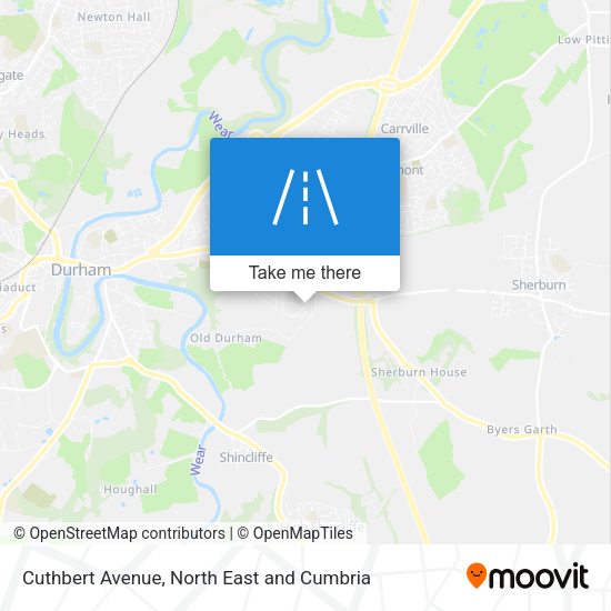 Cuthbert Avenue map