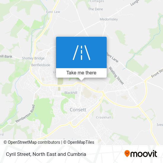 Cyril Street map