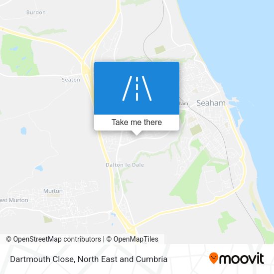 Dartmouth Close map