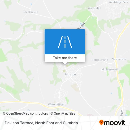 Davison Terrace map