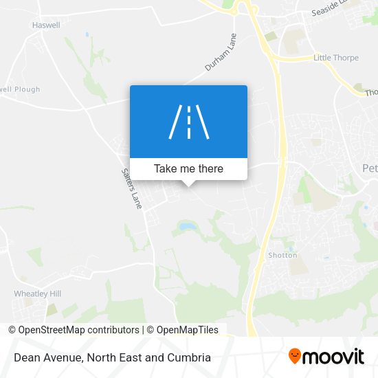 Dean Avenue map