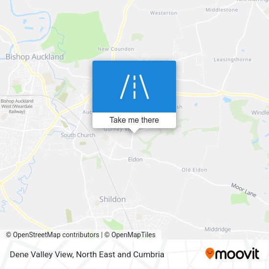 Dene Valley View map