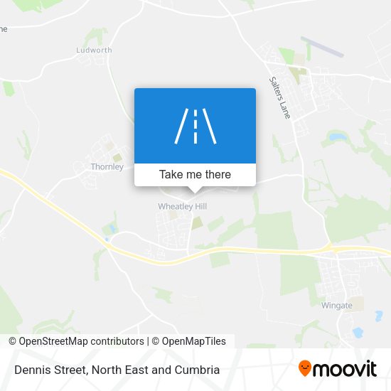 Dennis Street map