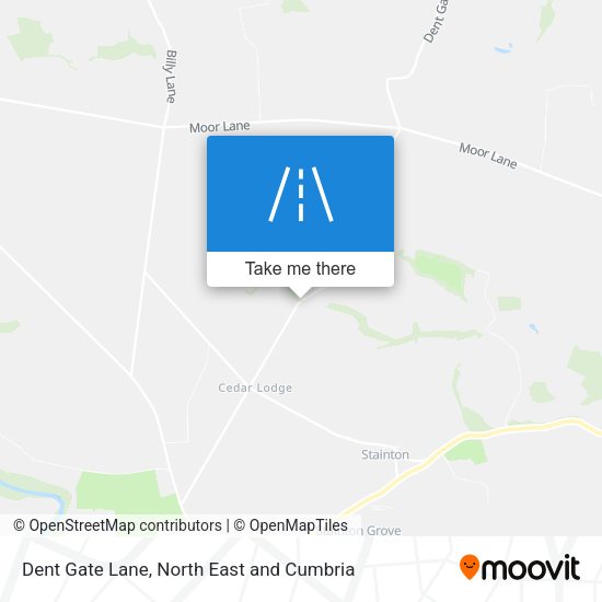Dent Gate Lane map