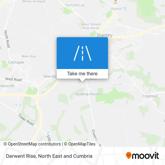 Derwent Rise map