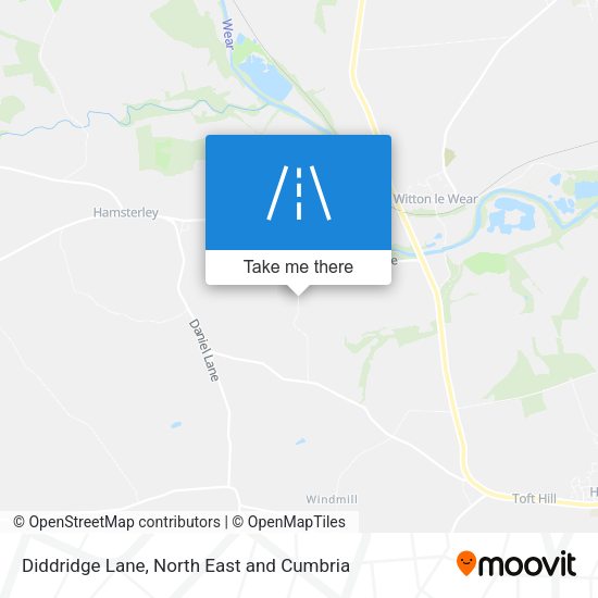 Diddridge Lane map