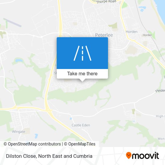 Dilston Close map