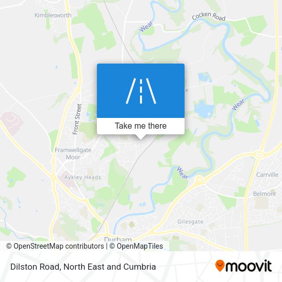 Dilston Road map