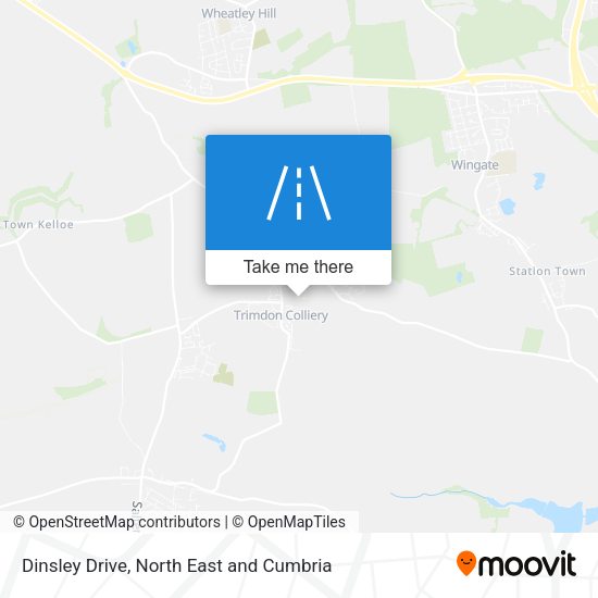 Dinsley Drive map