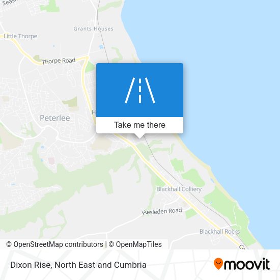 Dixon Rise map