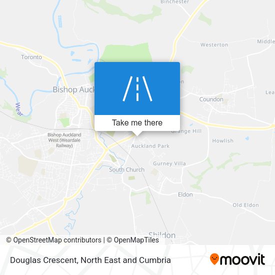 Douglas Crescent map
