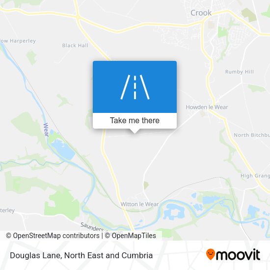 Douglas Lane map