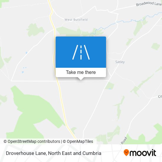 Droverhouse Lane map