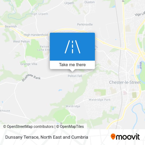 Dunsany Terrace map