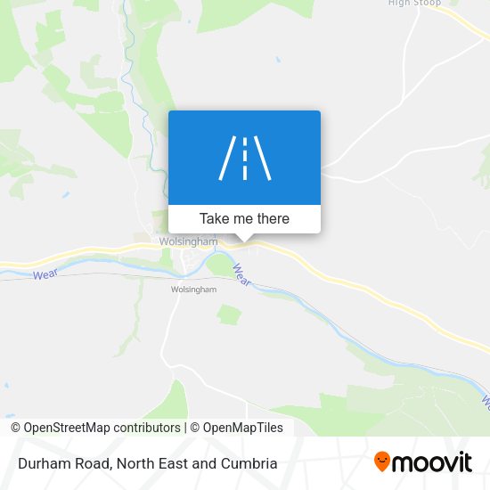 Durham Road map