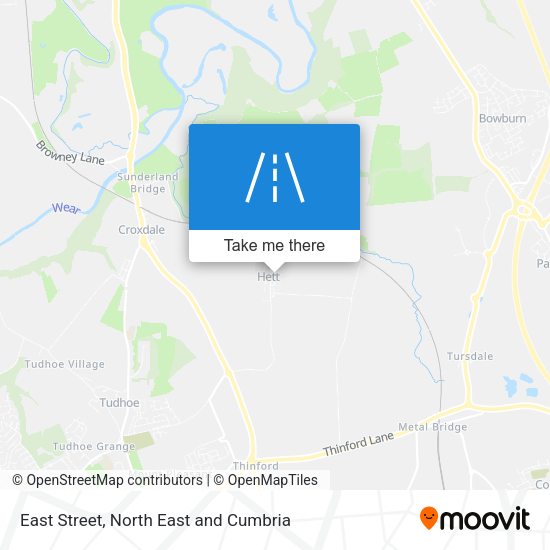 East Street map