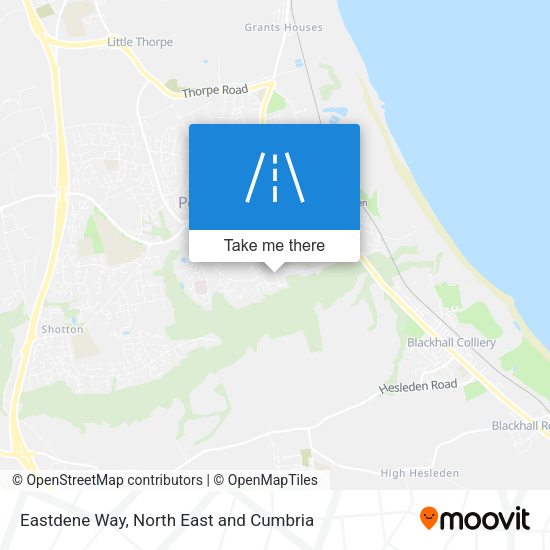 Eastdene Way map