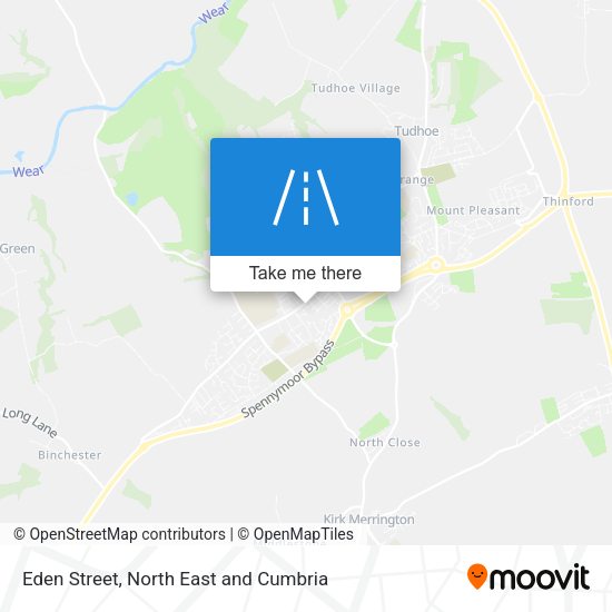 Eden Street map