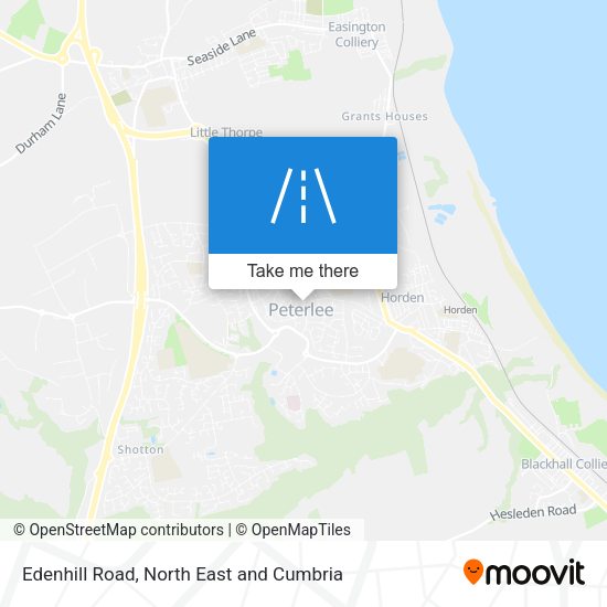 Edenhill Road map