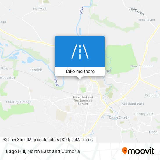 Edge Hill map