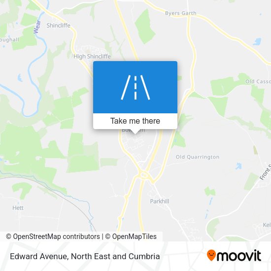 Edward Avenue map
