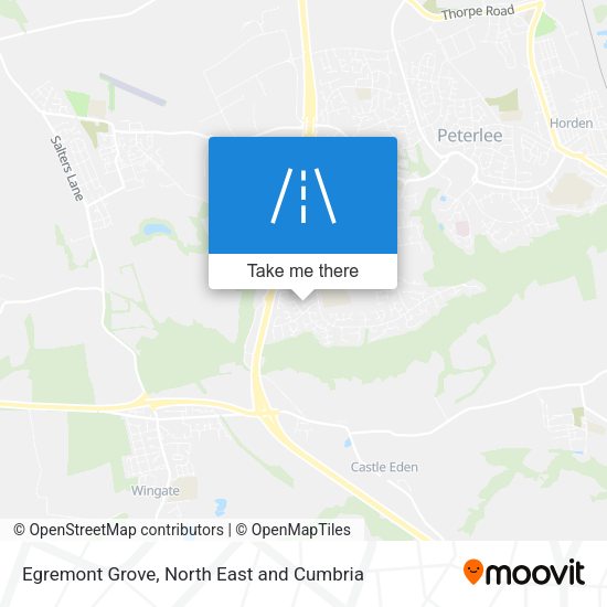 Egremont Grove map