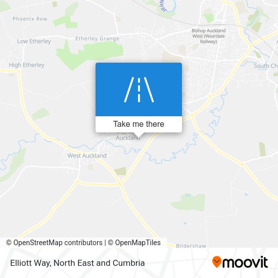 Elliott Way map