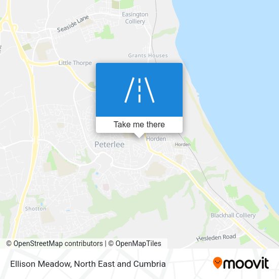Ellison Meadow map