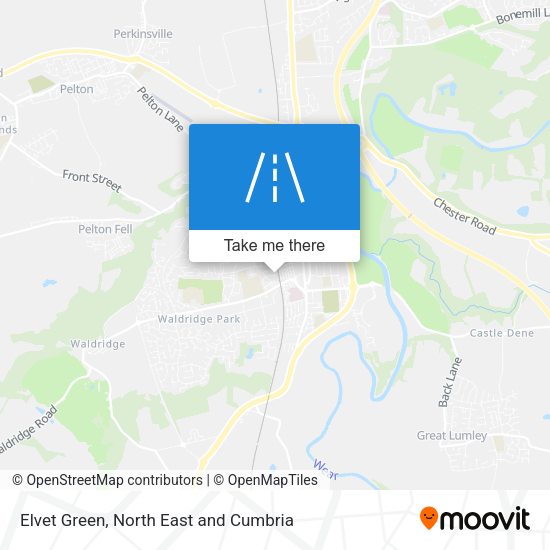 Elvet Green map