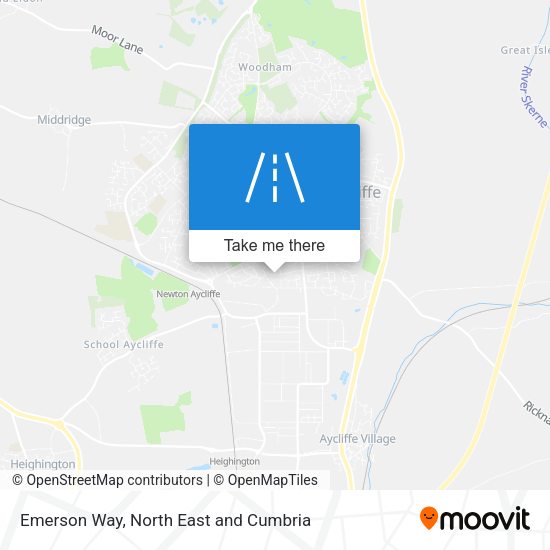 Emerson Way map