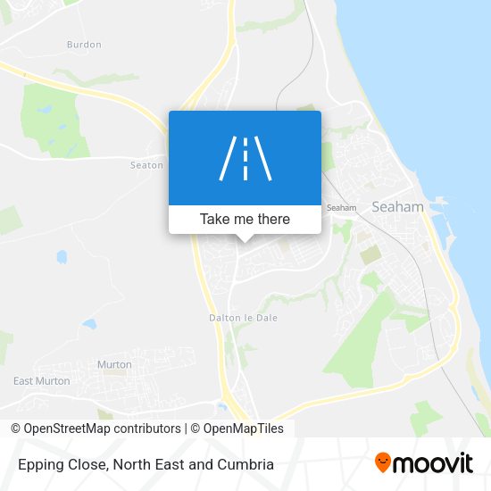 Epping Close map