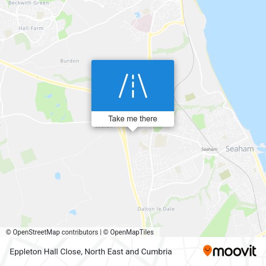 Eppleton Hall Close map