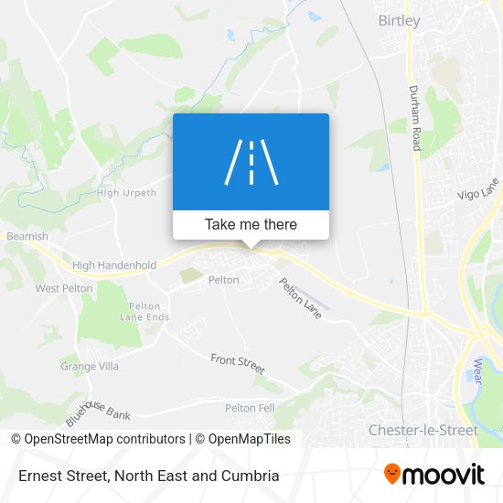 Ernest Street map